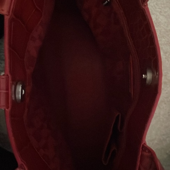 Furla, red leather tote - Picture 5 of 8